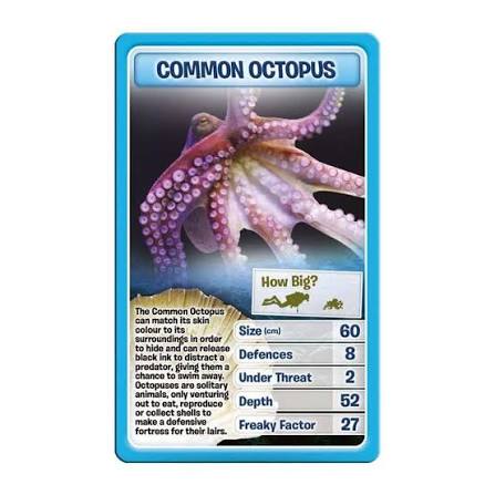Top Trumps Creatures of the Deep Card Game 3+