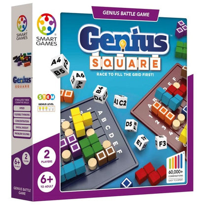 Genius Square Puzzle Game by Smart Games 6+