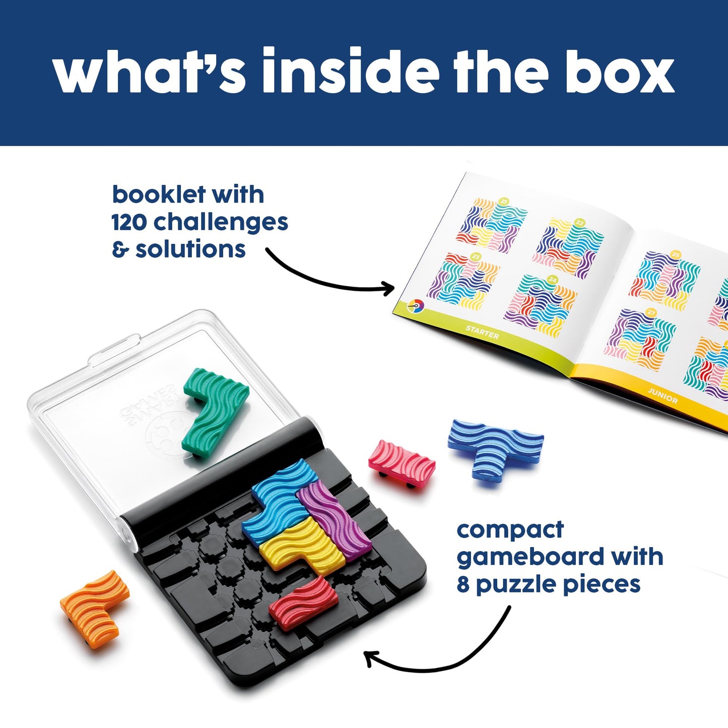 IQ Flow 1 Player Logic Game by Smart Games 7+
