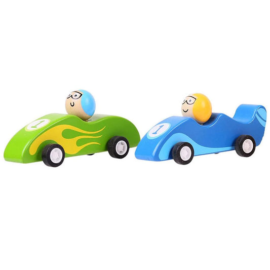Pull Back Hot Rods by Big Jigs Toys 18m+