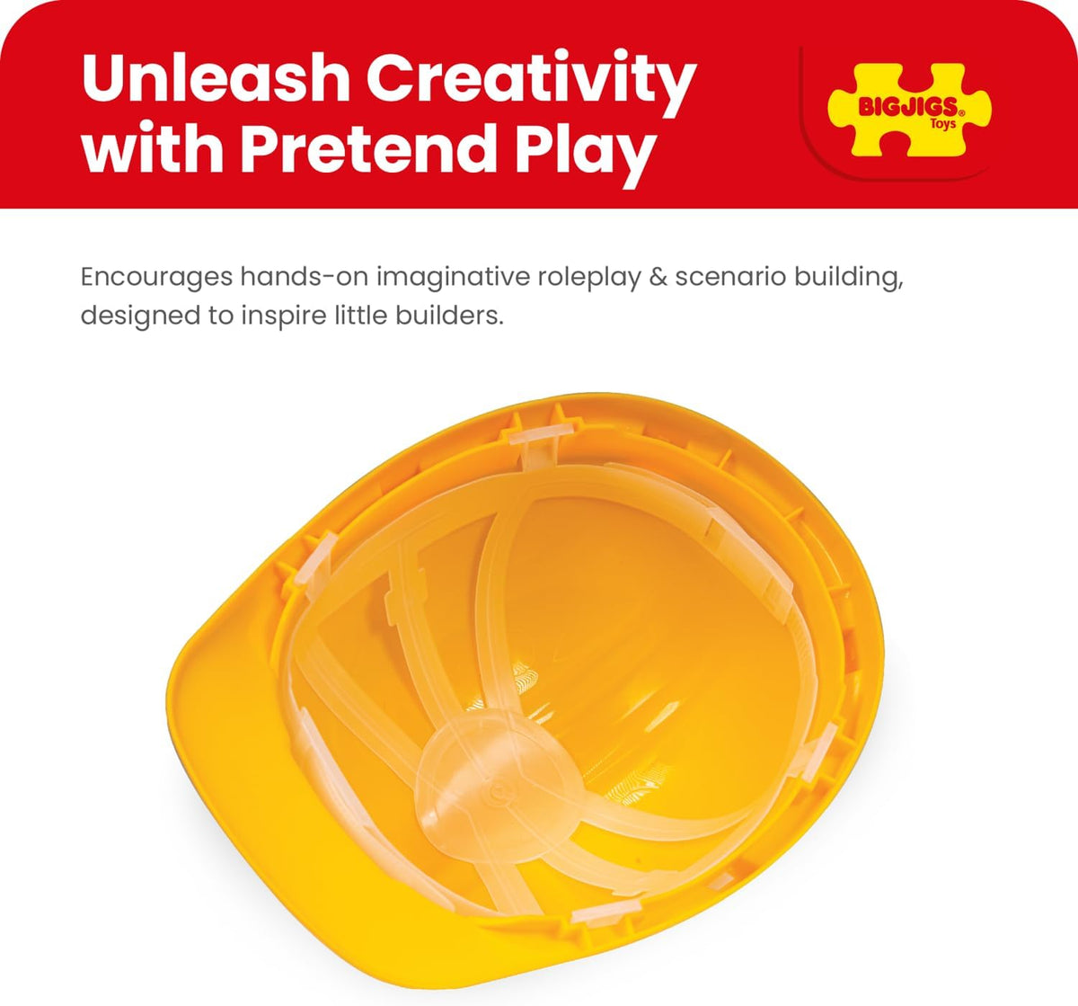 Builder's Helmet by Bigjigs Toys 3+
