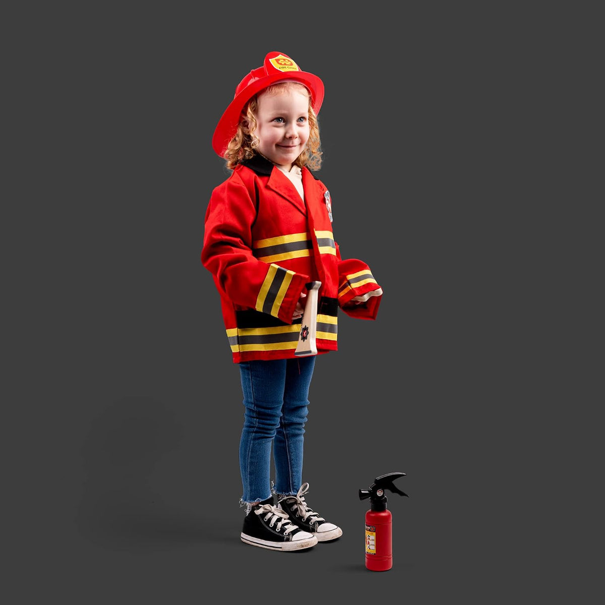 Firefighter Dress Up Outfit (Without Helmet) by Bigjigs Toys 3+