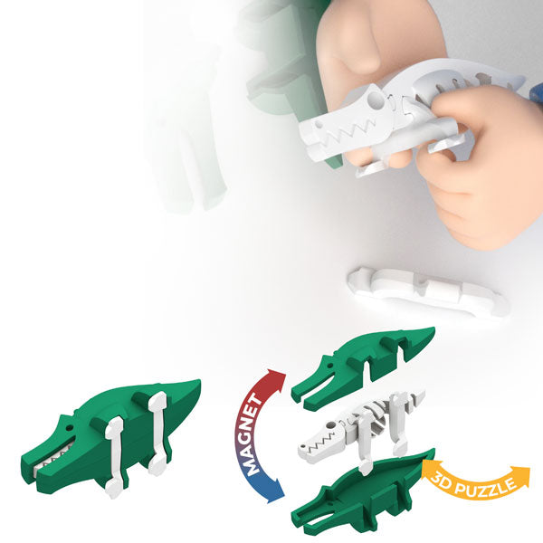 Crocodile - Halftoys Picture Book toy by Brainstorm 3+