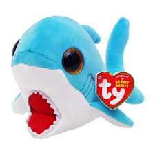 Finsley The Shark 15cm TY Beanie DOB November 8th