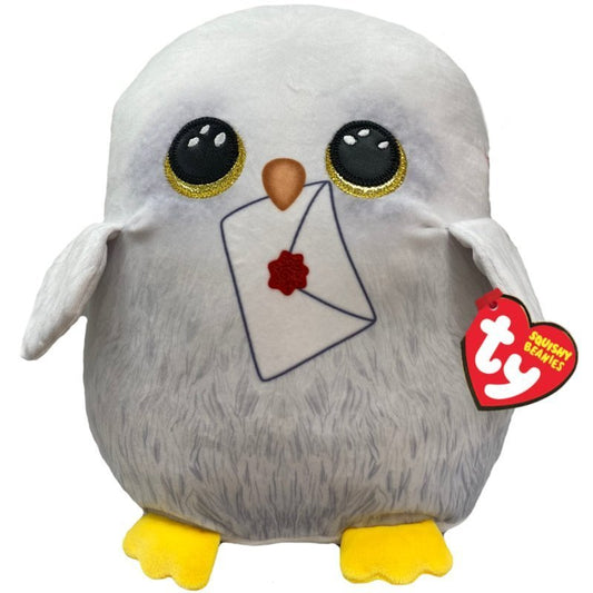 Harry Potter Hedwig The Owl 10inch TY Beanie Squish-A-Boo 0+