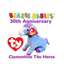 Clementine the Horse II Original 15cm TY Beanie DOB September 24th