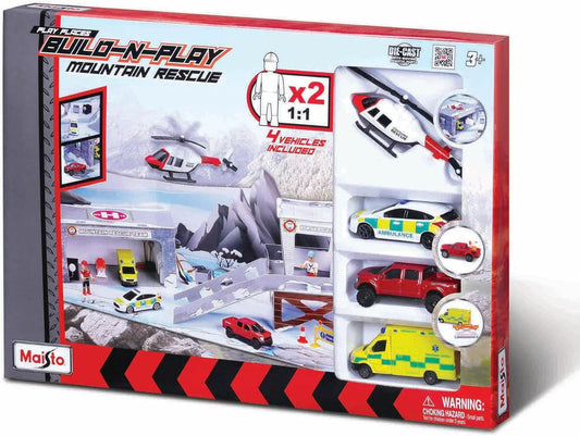 Maisto Build-N-Play Mountain Rescue 1:43 Scale 3+