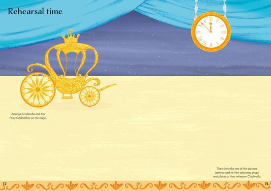 Little First Stickers Ballet Book by Usborne 3+