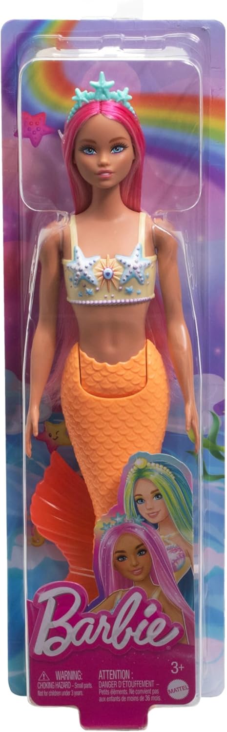Mermaid Doll with Orange Hair by Mattel +3