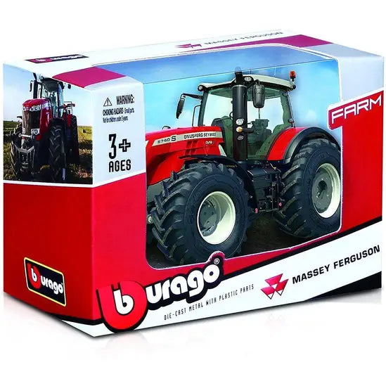 Bburago Massey Ferguson 8740s 10cm Tractor