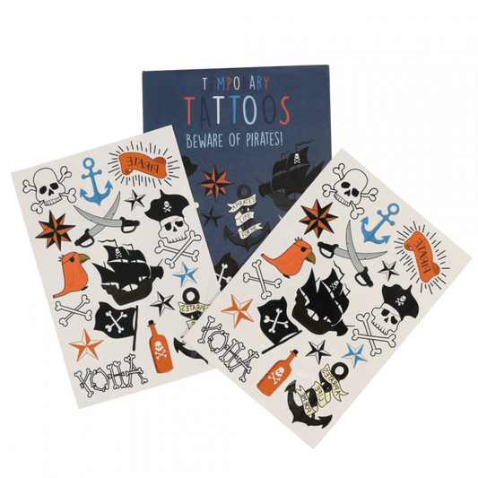 Temporary tattoos - Beware of the Pirates 3+