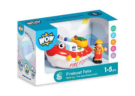 WOW Toys Fireboat Felix 1017 12m to 5y