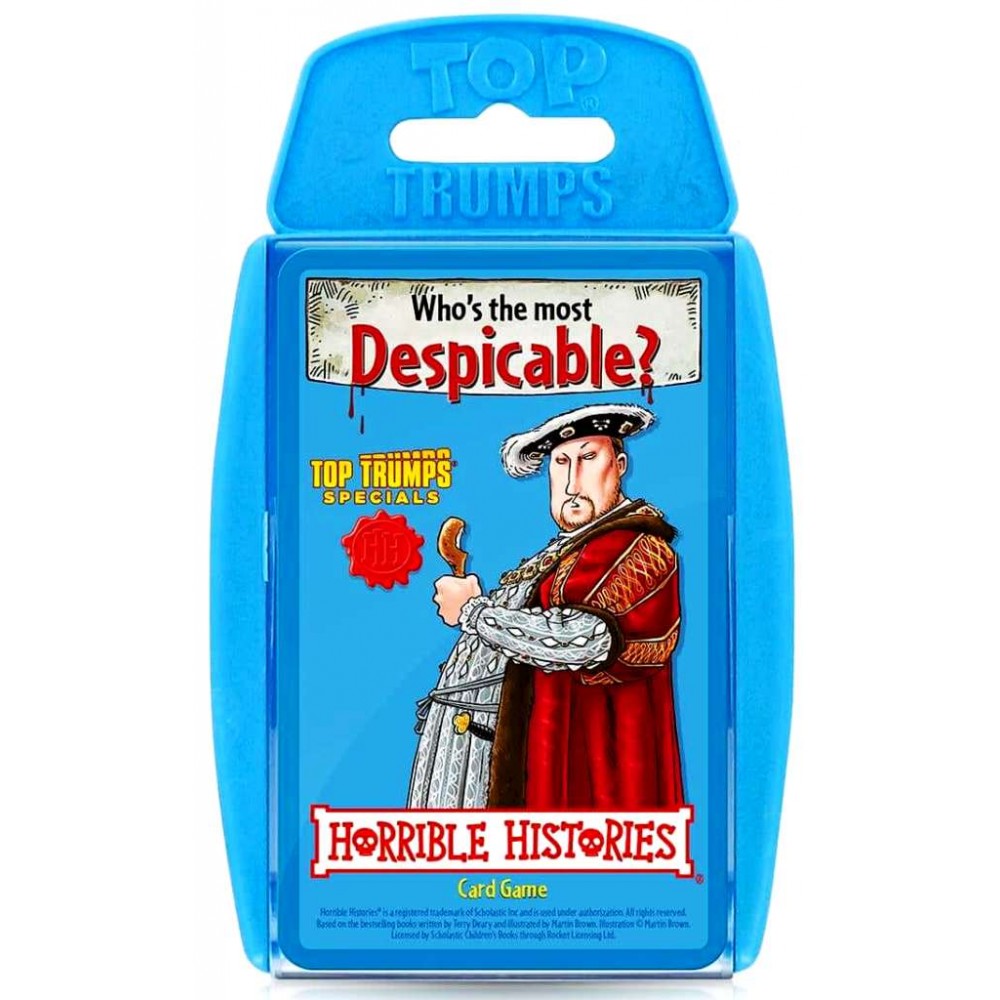 Top Trumps Horrible Histories Card Game 6+