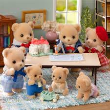 Sylvanian Families Biscuit Bear Family 5851 3+