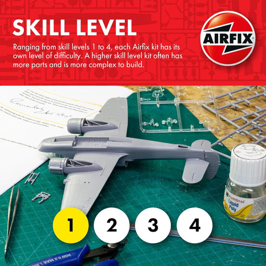 Airfix Starter Set Tiger I 1:72 Scale 8+
