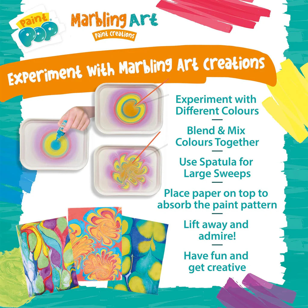 Paint Pop Paint Marbling Set (12 paints) 5+
