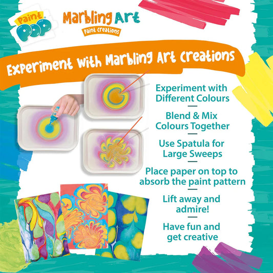 Paint Pop Paint Marbling Set (12 paints) 5+