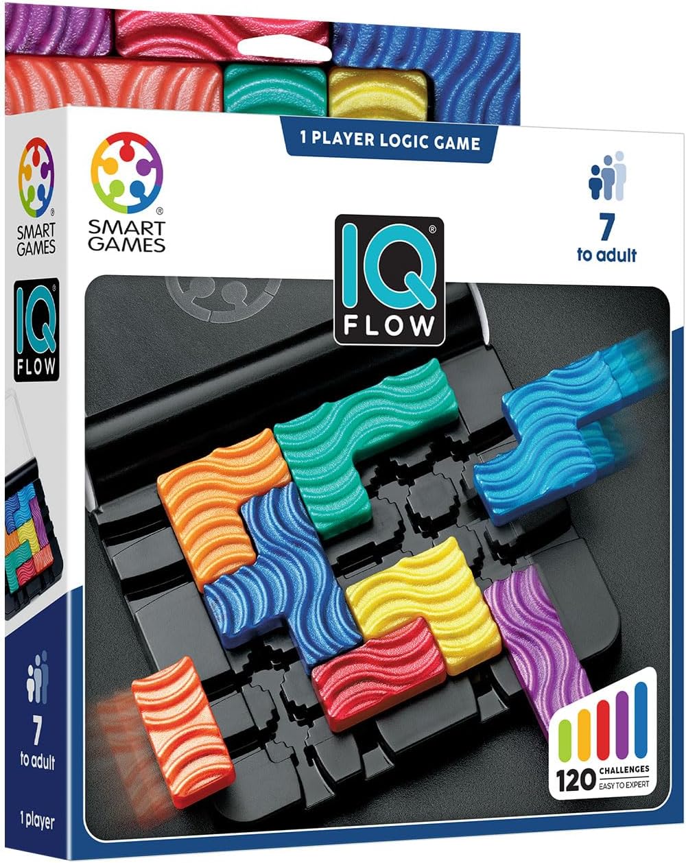 IQ Flow 1 Player Logic Game by Smart Games 7+