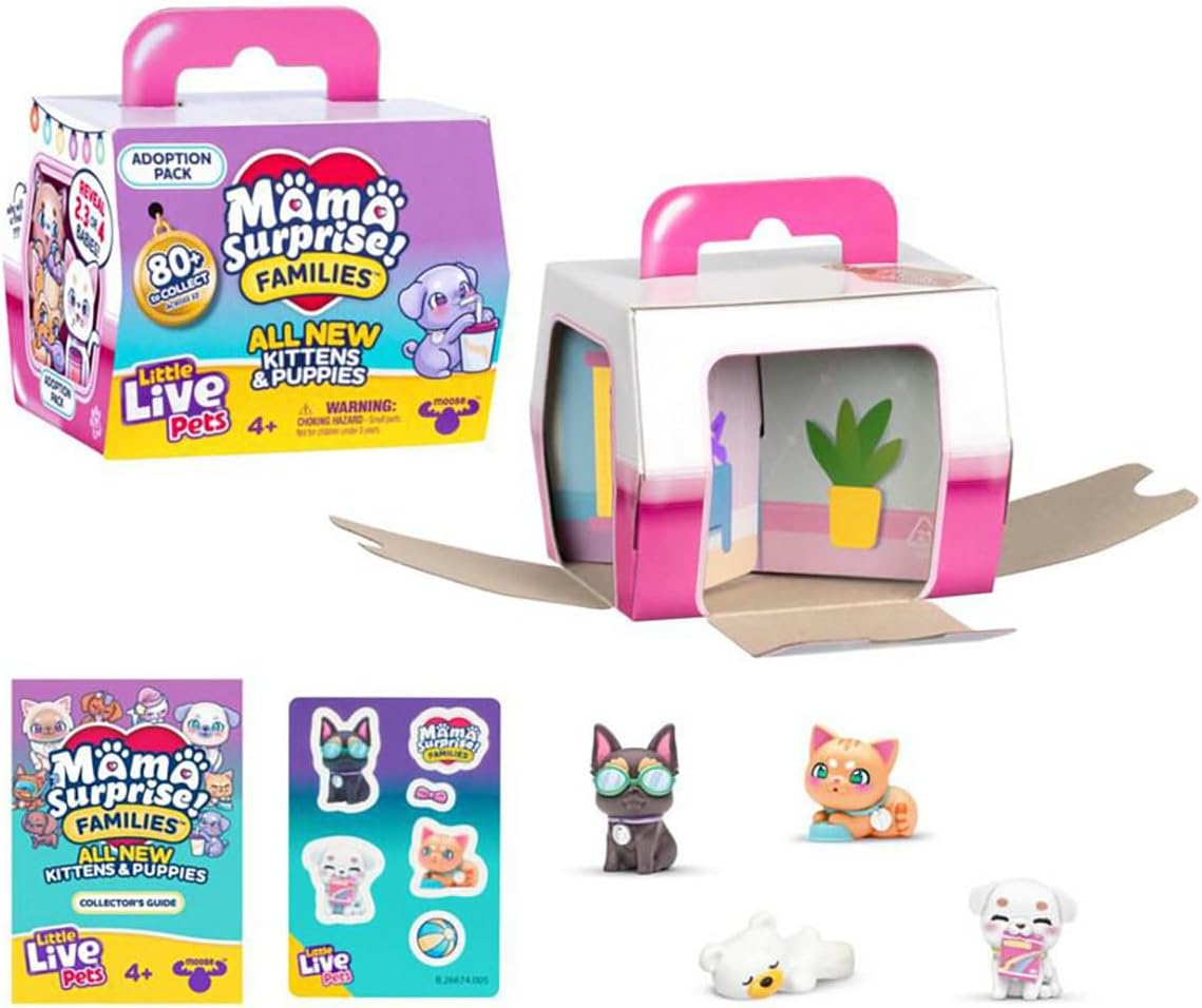 Little Live Pets Mama Surprise Families Adoption Pack 4+