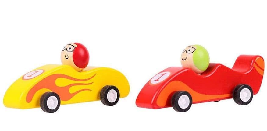 Pull Back Hot Rods by Big Jigs Toys 18m+