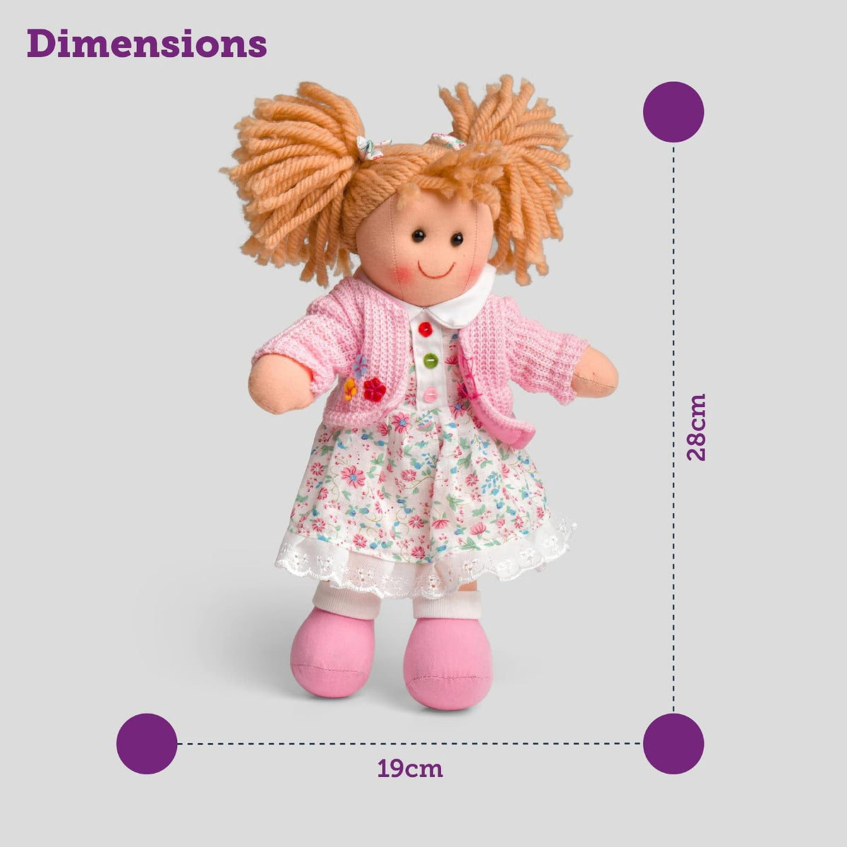 Poppy Small Doll by Bigjigs Toys 0+