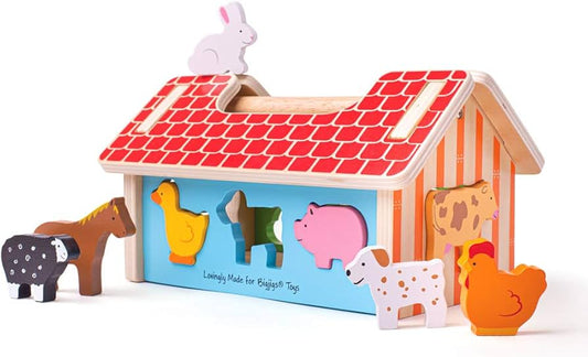 Farmhouse Sorter 12m+ by Big Jigs Toys