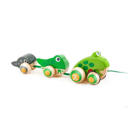 Pull-Along Frog Family by Hape 1-3y