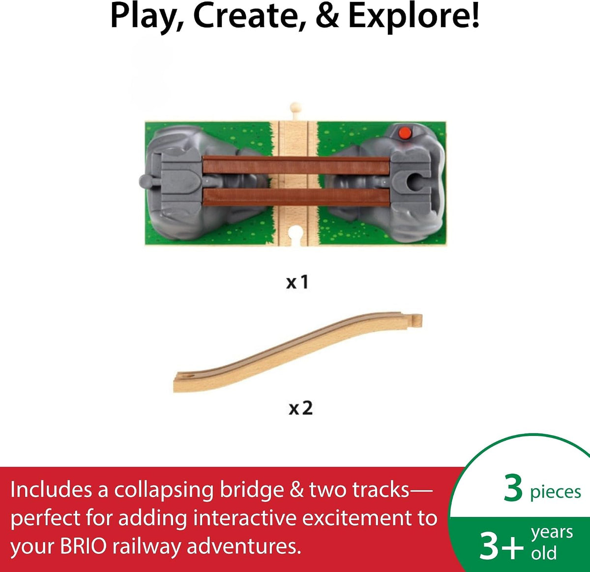 BRIO World Collapsing Bridge 33391 3+