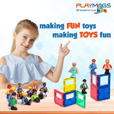 Playmags People Figures 15pcs- Magnetic figures 3+