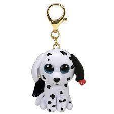 Fetch The Dalmatian TY Mini Boo Key Clip Beanie DOB August 23
