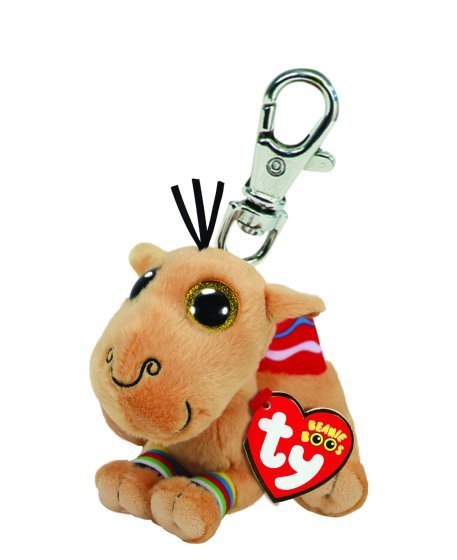 Jamal The Camel Key Clip Ty Beanie Soft Toy DOB Decmber