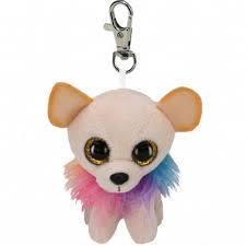 Chewey The Chihuahua Key Clip Ty Beanie Soft Toy DOB March 7