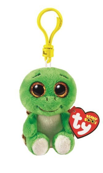 Turbo The Turtle Key Clip Ty Beanie Soft Toy DOB October 8