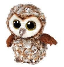 Percy The Brown Owl 15cm Ty Beanie Soft Toy Plush DOB May 24
