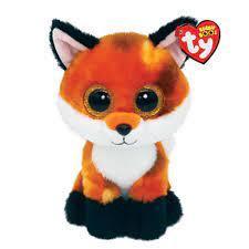 Meadow The Fox Ty Beanie Babies Soft Toy DOB March 6
