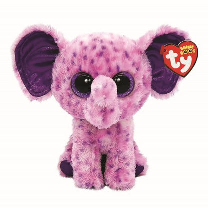 Eva the Purple Elephant Ty Beanie Babies Soft Toy DOB August 6