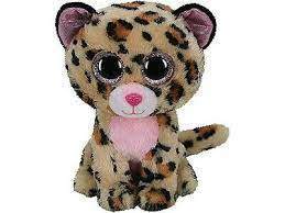 Livvie The Leopard 24cm Ty Beanie Soft Toy DOB August 8