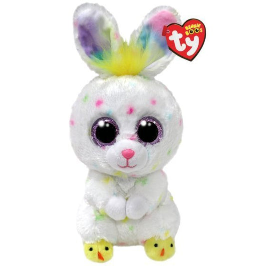 Dusty The Rabbit TY Beanie Boo 15cm Soft Toy DOB April 22