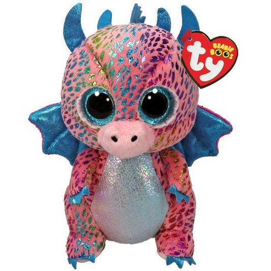 Flint The Dragon 15cm TY Beanie 37318 DOB November 24