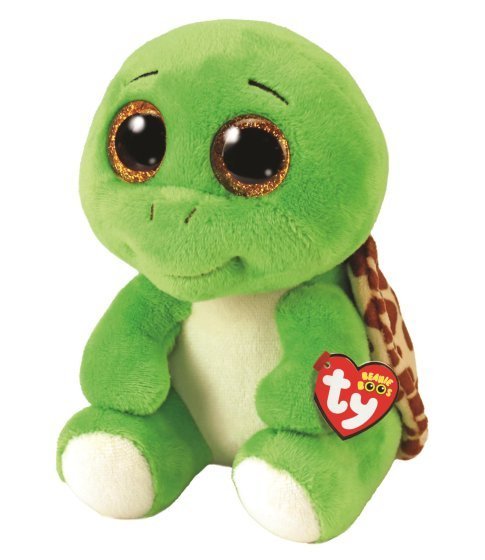 Turbo The Turtle 24cm Ty Beanie Soft Toy DOB October 8