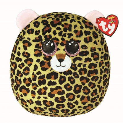Livvie The Leopard Squish-A-Boo 35cm Ty Beanie DOB August 8