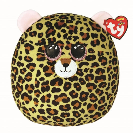 Livvie The Leopard Squish-A-Boo 35cm Ty Beanie DOB August 8