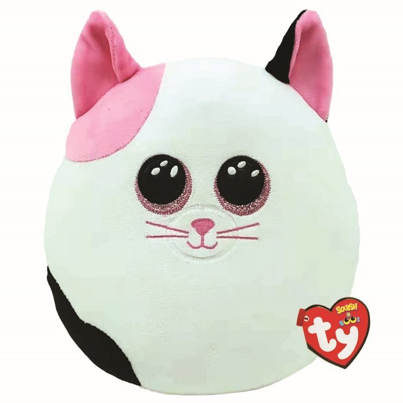 Muffin The Cat Squish-A-Boo 25cm Ty Beanie Toy DOB January 7