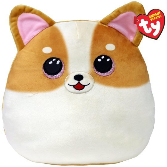 Tanner The Dog Squish-A-Boo 25cm Ty Beanie DOB March 17