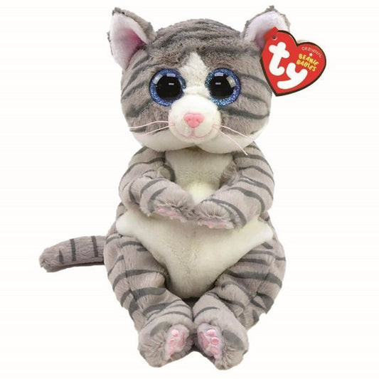 Mitzi The Tabby Cat TY Beanie Bellies 15cm DOB January 18