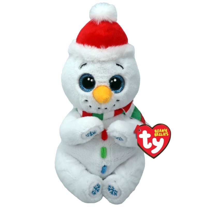 Brrrnard The Snowman 15cm TY Beanie Bellies DOB November 21