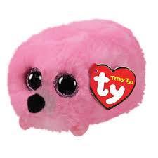 Gilda Flamingo Fluffy Teeny Ty Beanie Soft Toy DOB February 26