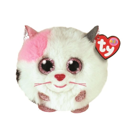 Muffin The Cat 8cm Ty Beanie Puffies Balls DOB January 7