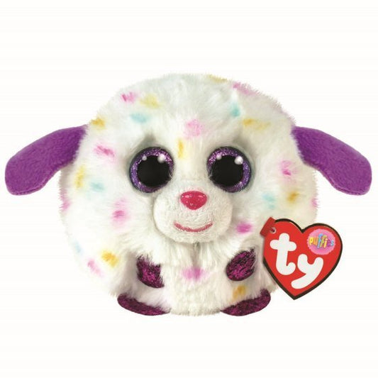 Munchkin The Dog Puffies Balls 8cm Ty Beanie  DOB August 5
