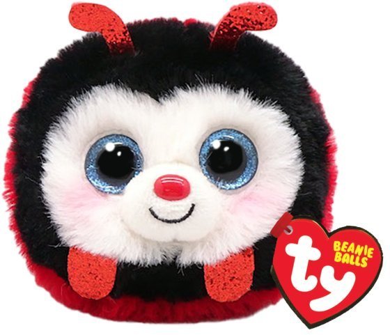 Izzy the Ladybug 8cm Ty Beanie Puffies Balls DOB July 18